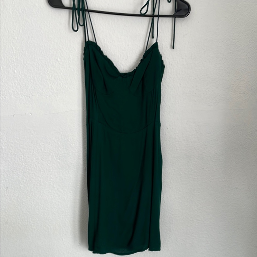 Aritzia Dark Green Mini Dress small euc / size 4